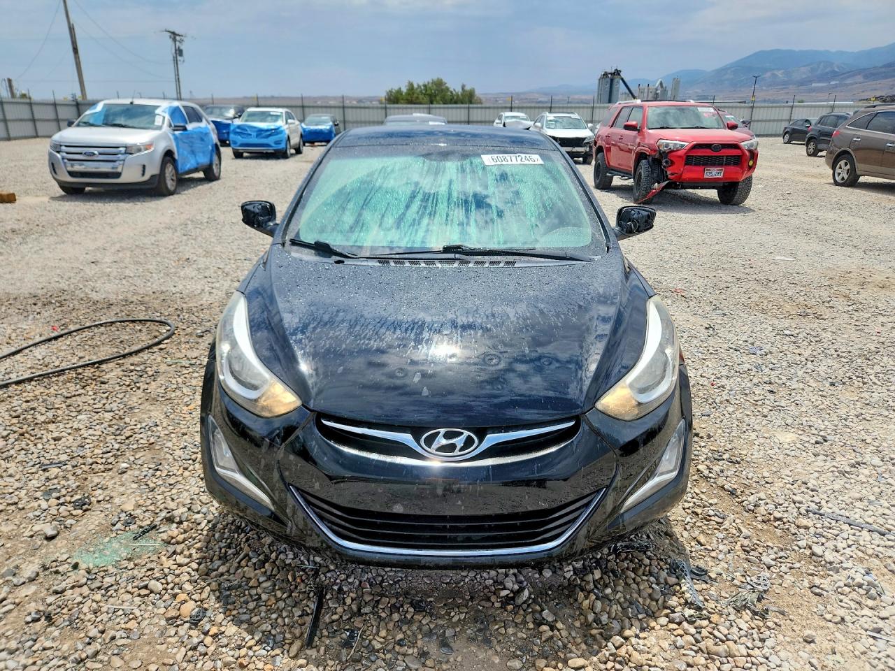 2015 Hyundai Elantra Se Black vin: 5NPDH4AE7FH563134