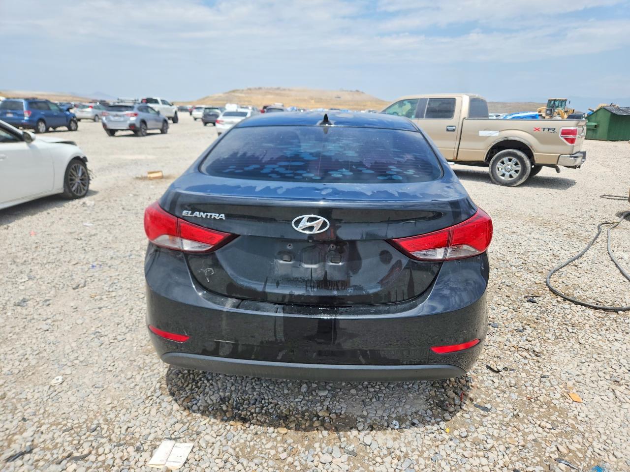 2015 Hyundai Elantra Se Black vin: 5NPDH4AE7FH563134