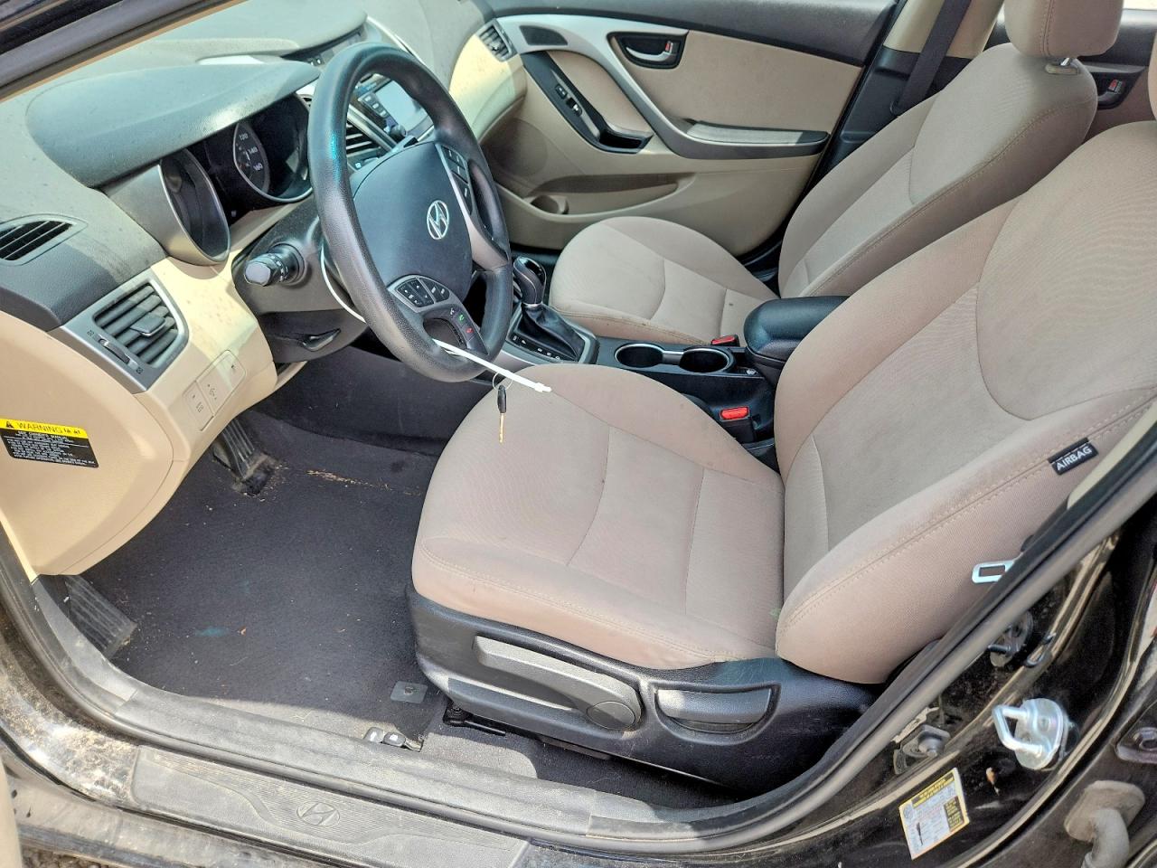 2015 Hyundai Elantra Se Black vin: 5NPDH4AE7FH563134