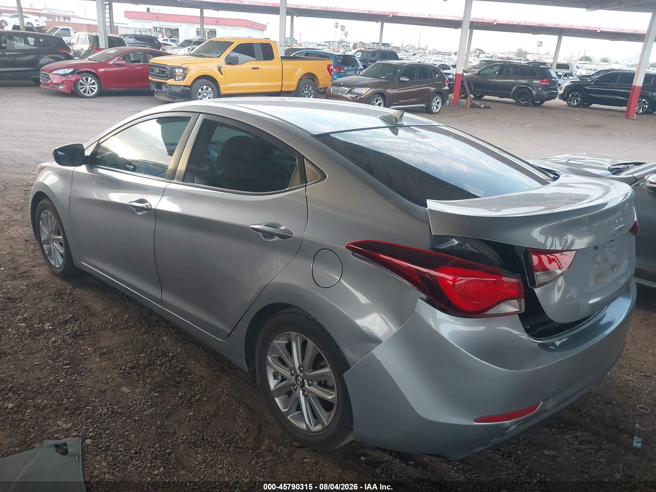 2015 Hyundai Elantra Se Серый vin: 5NPDH4AE7FH565093