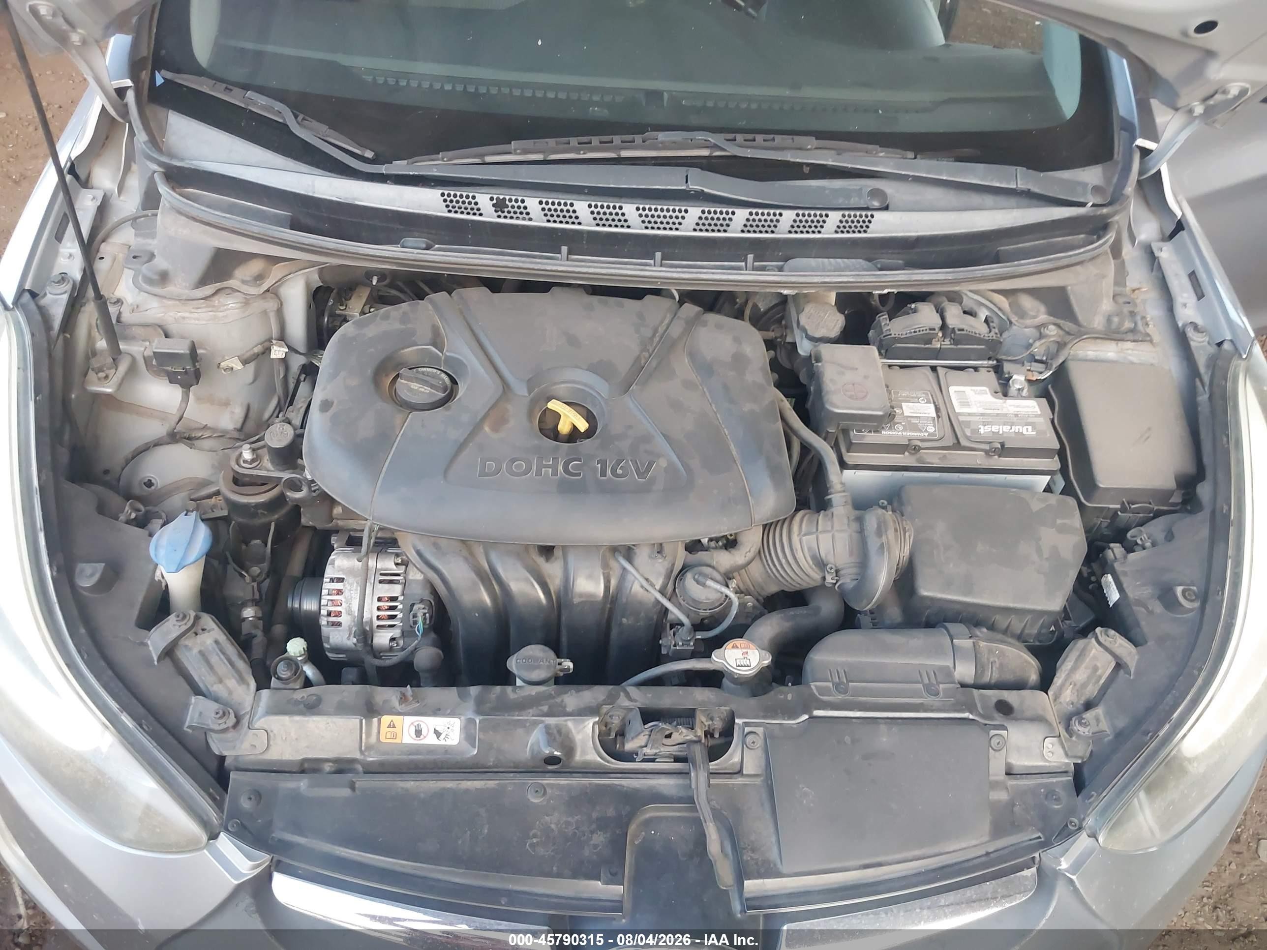 2015 Hyundai Elantra Se Серый vin: 5NPDH4AE7FH565093
