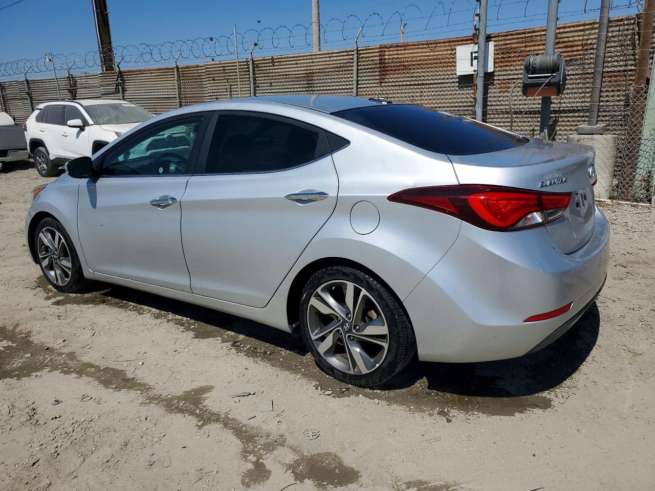2015 Hyundai Elantra Limited Silver vin: 5NPDH4AE7FH567183