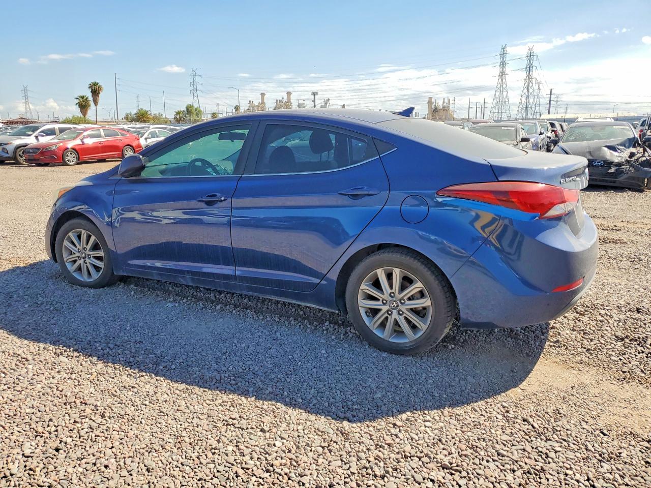 2015 Hyundai Elantra Se Blue vin: 5NPDH4AE7FH569130