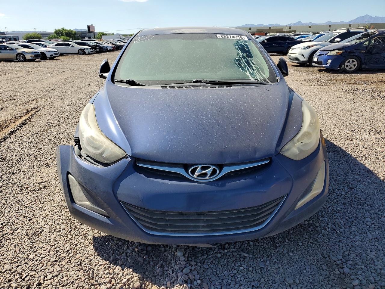 2015 Hyundai Elantra Se Blue vin: 5NPDH4AE7FH569130