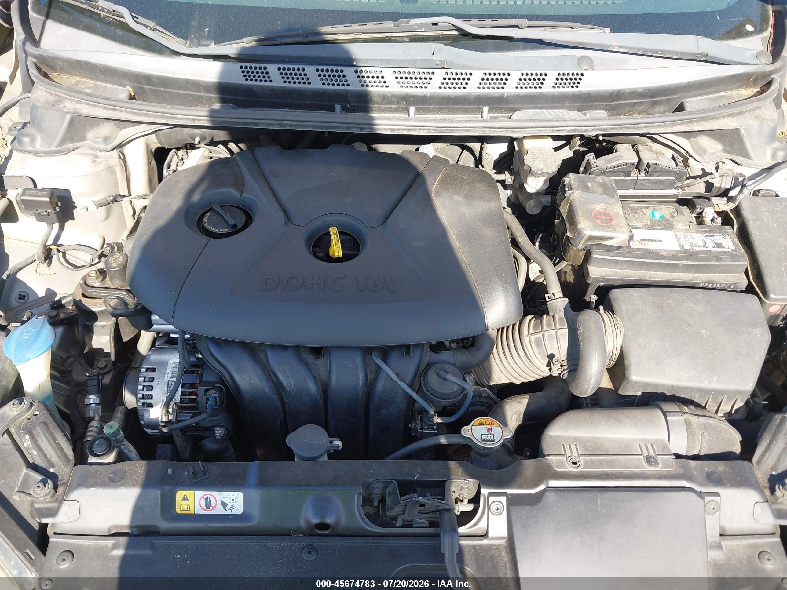 2015 Hyundai Elantra Se Brown vin: 5NPDH4AE7FH581987