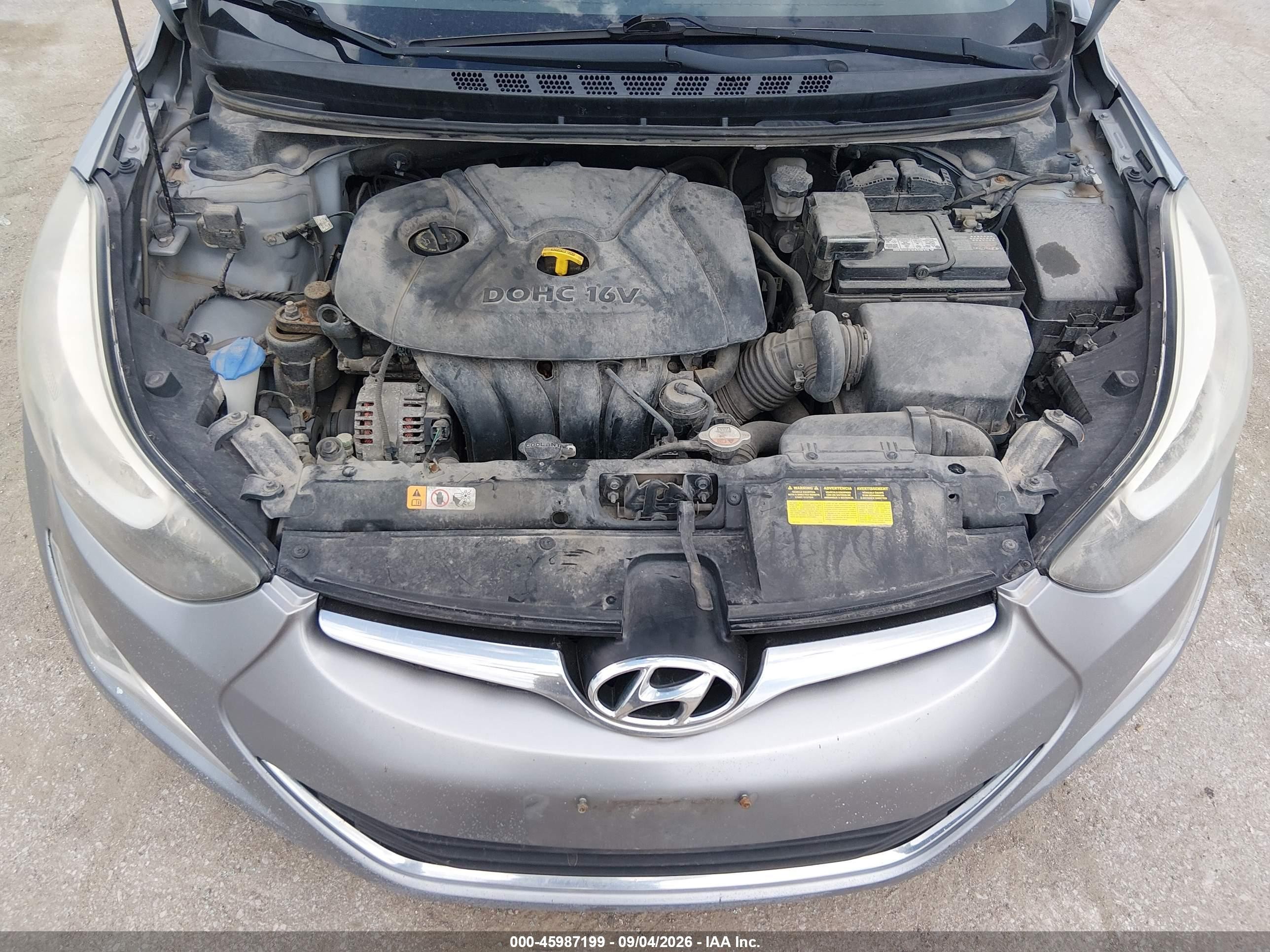 2015 Hyundai Elantra Se Серебряный vin: 5NPDH4AE7FH582878