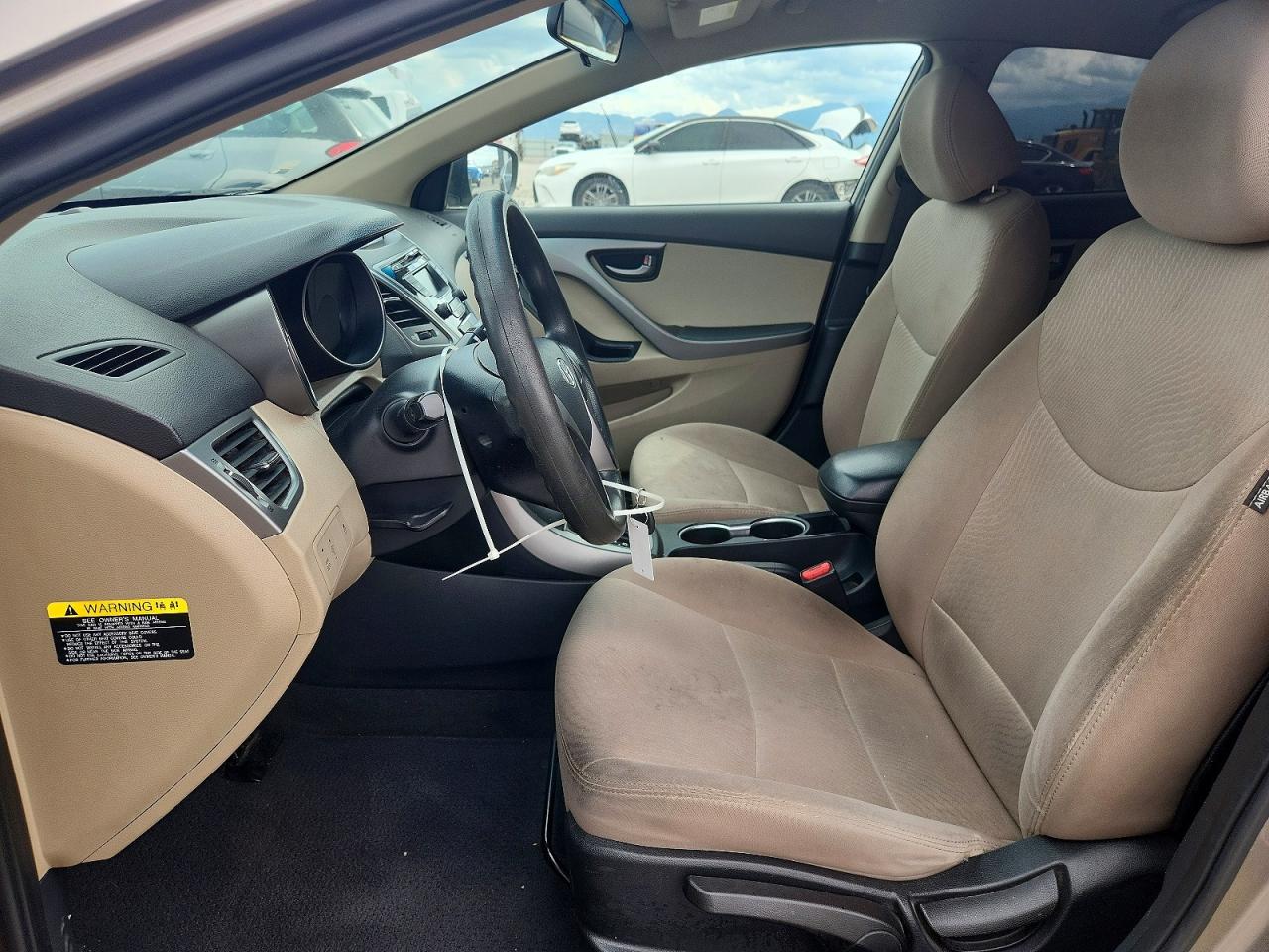 2015 Hyundai Elantra Se Желто-коричневый vin: 5NPDH4AE7FH585893
