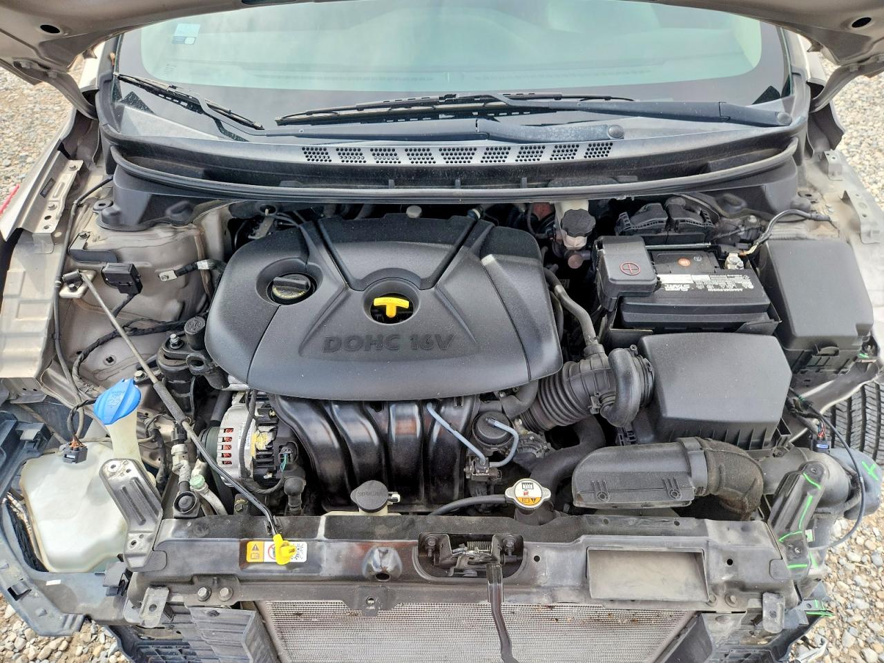 2015 Hyundai Elantra Se Желто-коричневый vin: 5NPDH4AE7FH585893