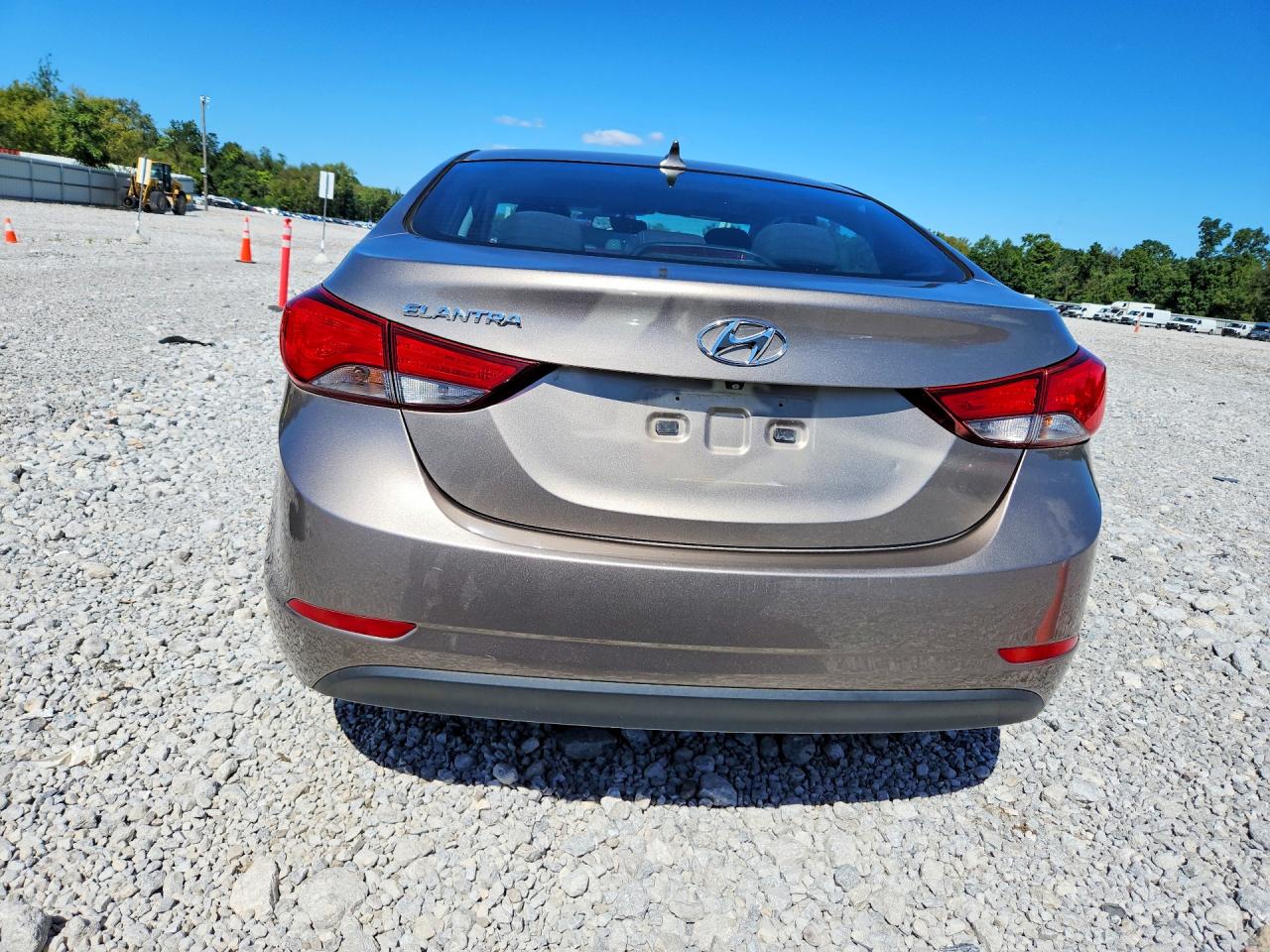 2015 Hyundai Elantra Se Gray vin: 5NPDH4AE7FH588504