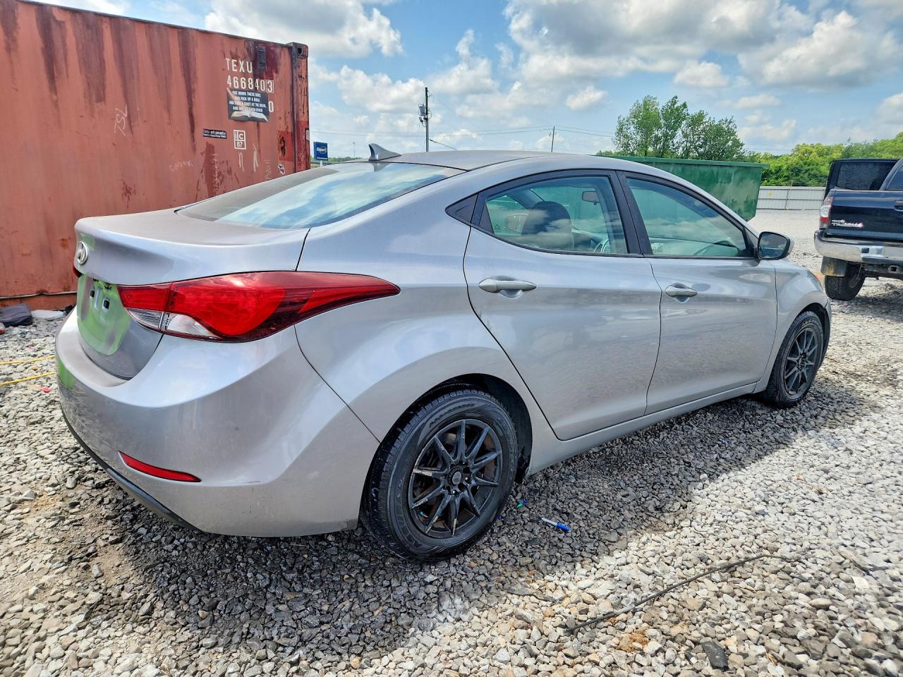 2015 Hyundai Elantra Se Silver vin: 5NPDH4AE7FH594769