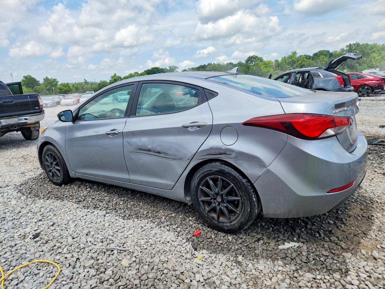 2015 Hyundai Elantra Se Silver vin: 5NPDH4AE7FH594769