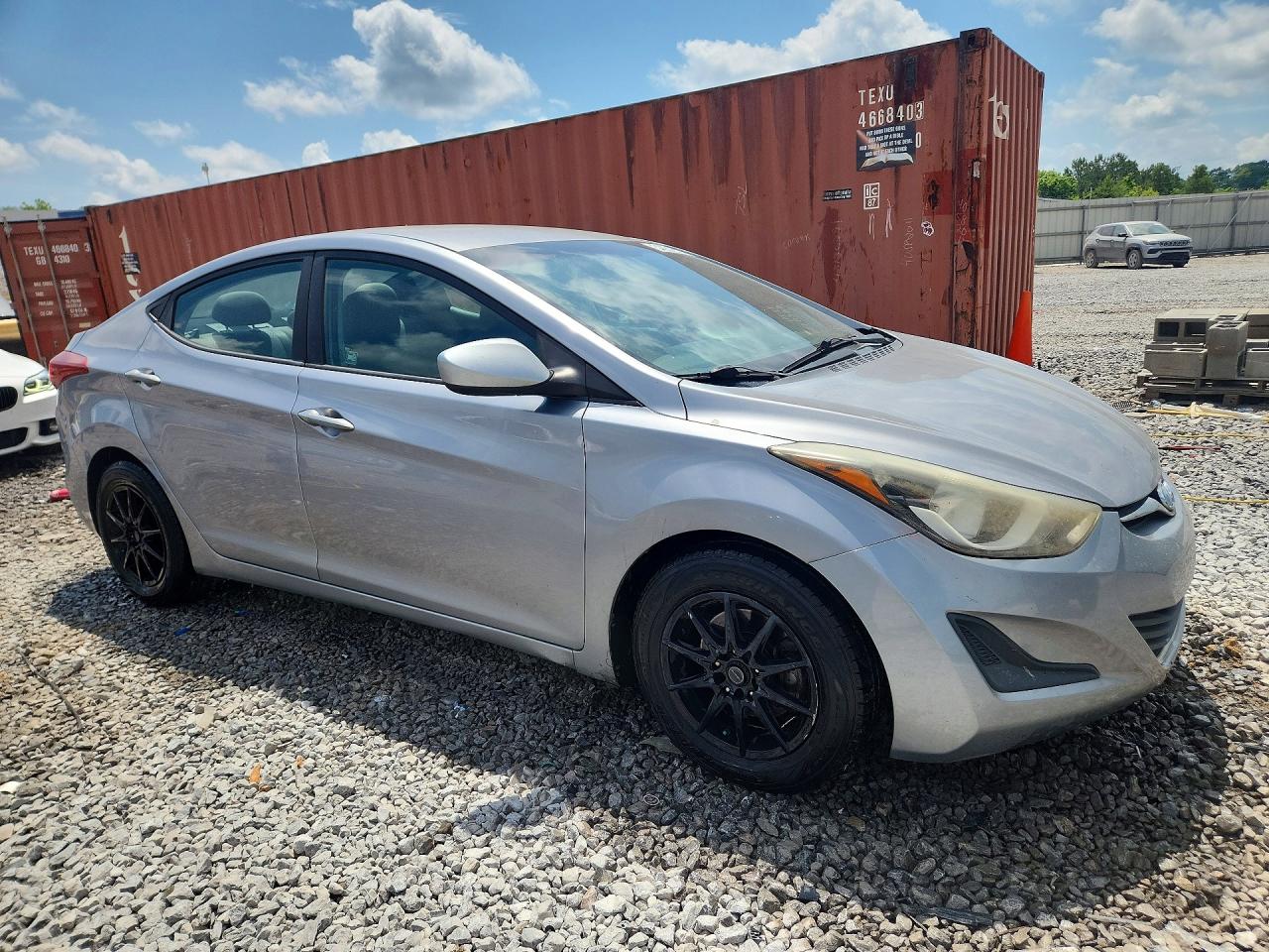 2015 Hyundai Elantra Se Silver vin: 5NPDH4AE7FH594769