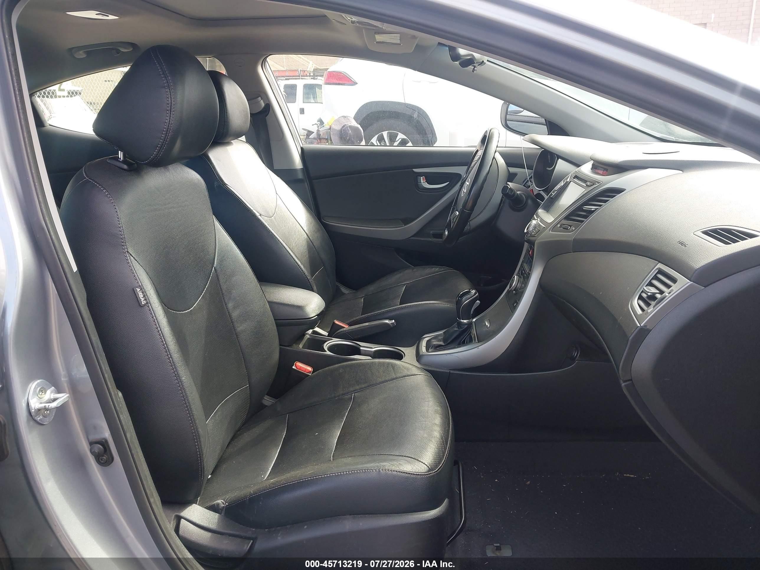 2015 Hyundai Elantra Limited Silver vin: 5NPDH4AE7FH599180