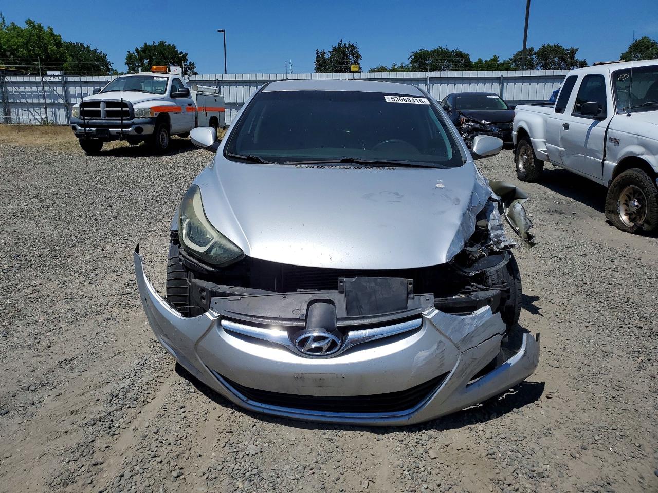 2015 Hyundai Elantra Se Silver vin: 5NPDH4AE7FH601767