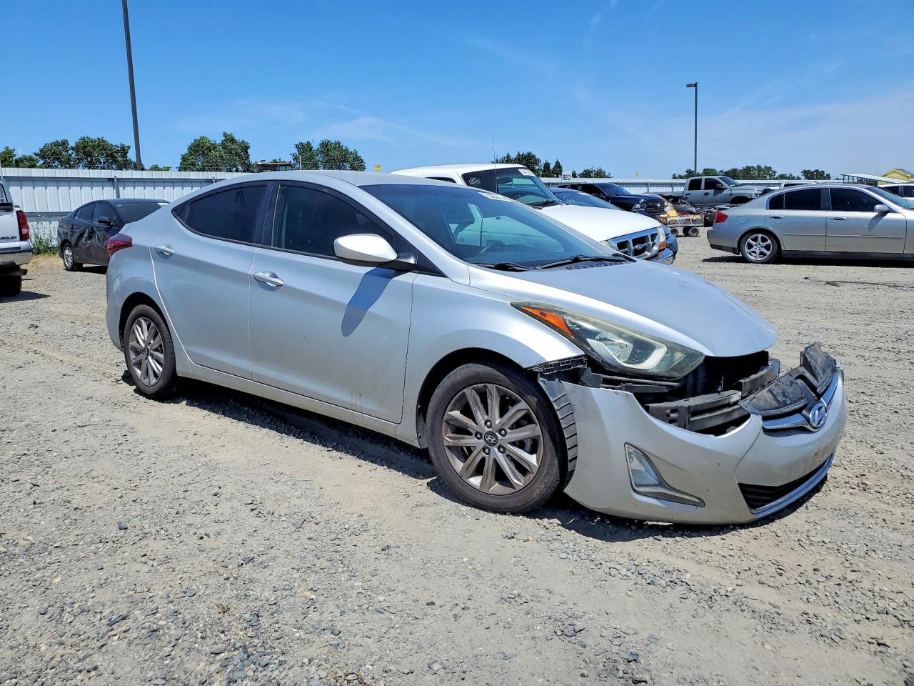 2015 Hyundai Elantra Se Silver vin: 5NPDH4AE7FH601767