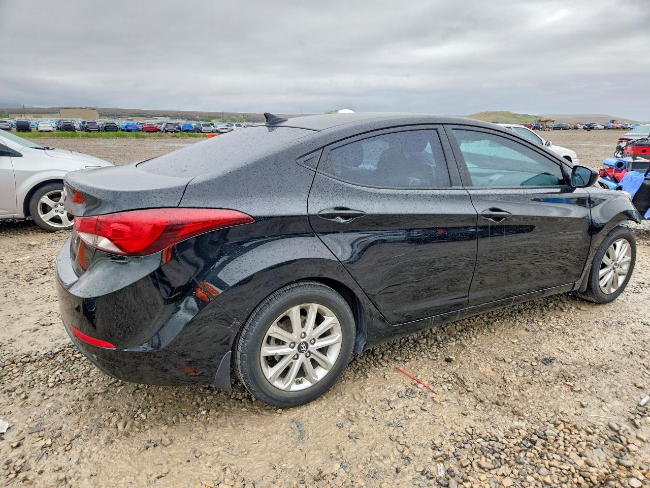2015 Hyundai Elantra Se Black vin: 5NPDH4AE7FH602420