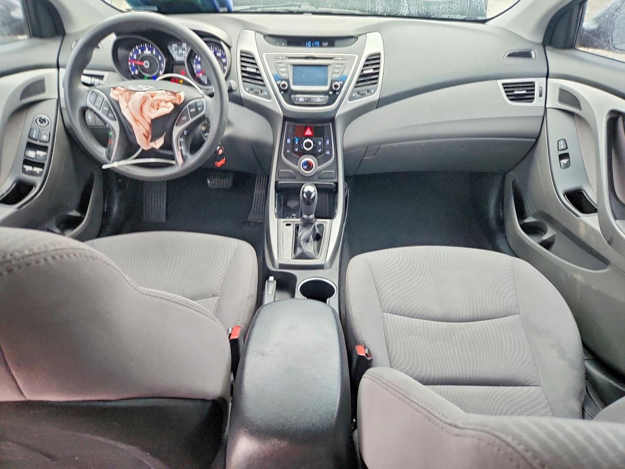 2015 Hyundai Elantra Se Black vin: 5NPDH4AE7FH602420