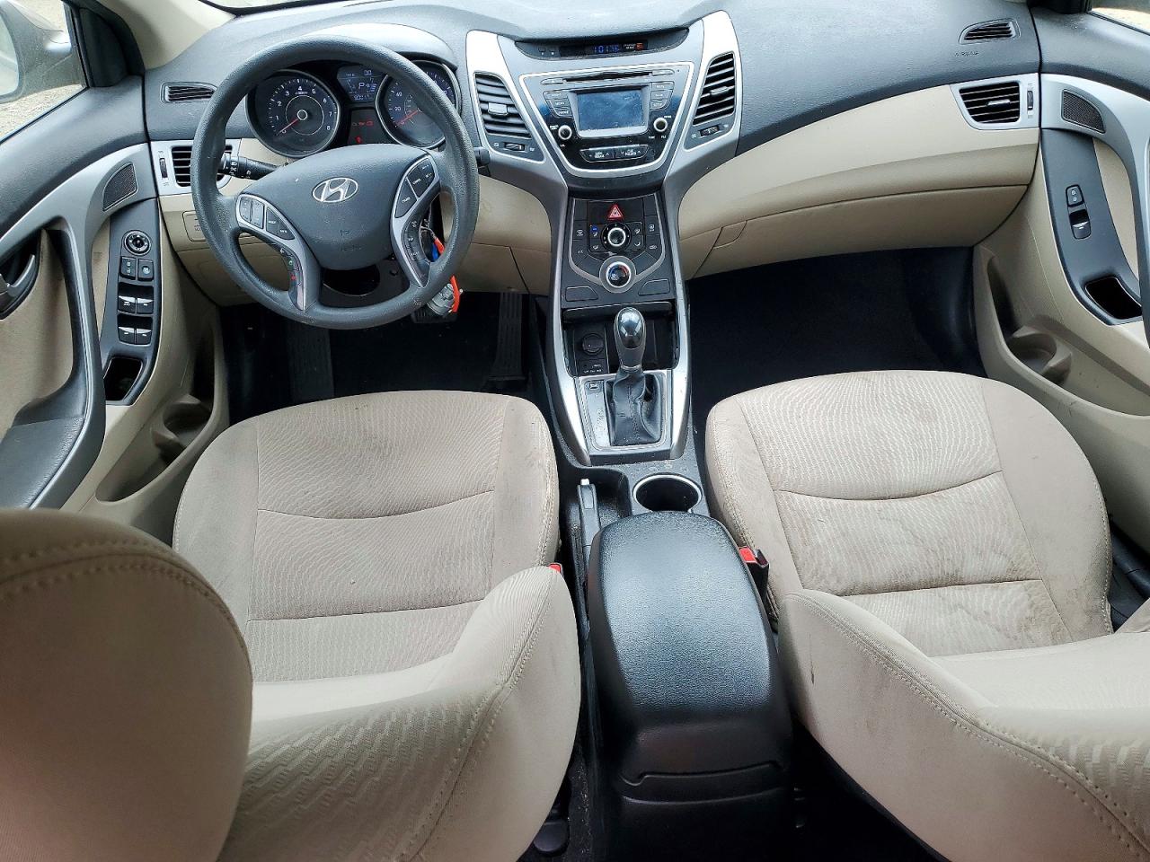 2015 Hyundai Elantra Se Brown vin: 5NPDH4AE7FH605494