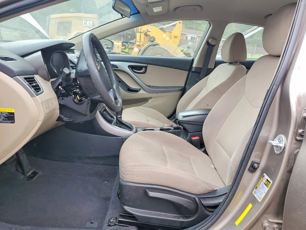 2015 Hyundai Elantra Se Brown vin: 5NPDH4AE7FH605494