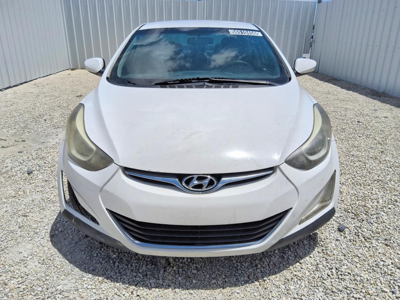 2015 Hyundai Elantra Se White vin: 5NPDH4AE7FH606855