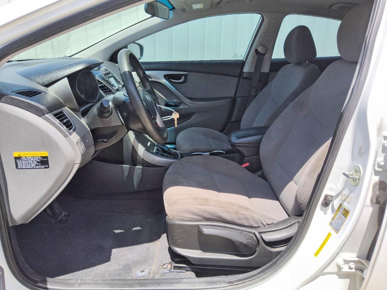 2015 Hyundai Elantra Se White vin: 5NPDH4AE7FH606855