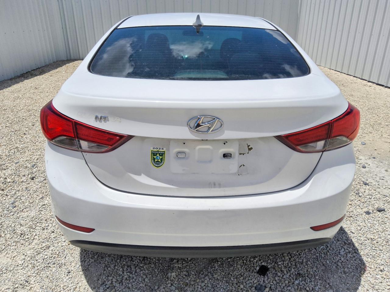 2015 Hyundai Elantra Se White vin: 5NPDH4AE7FH606855