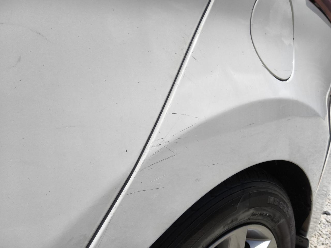 2015 Hyundai Elantra Se White vin: 5NPDH4AE7FH606855 Damage: Left Qtr Panel, Heavy Scratch, 1 To 2 Inches