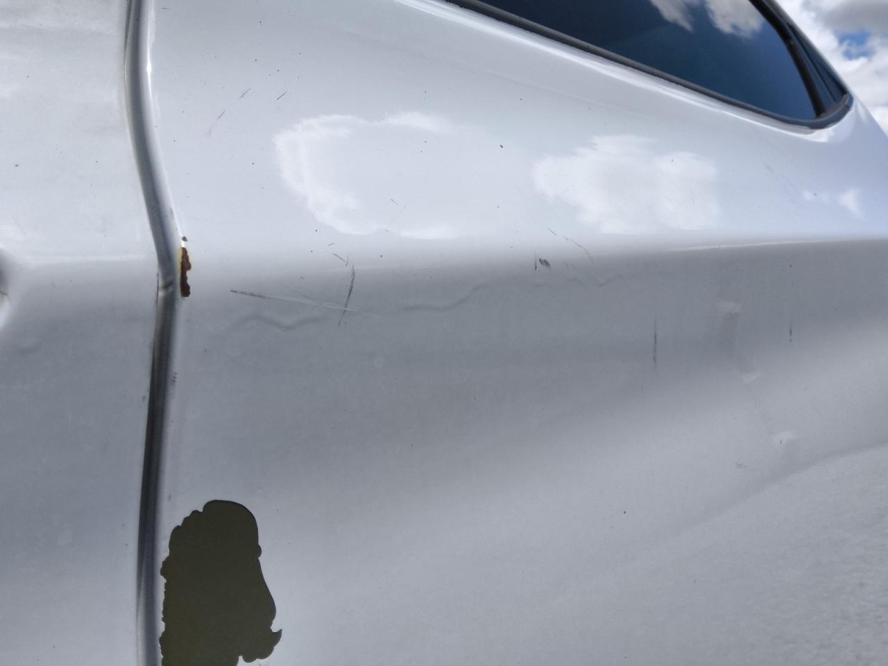 2015 Hyundai Elantra Se White vin: 5NPDH4AE7FH606855 Damage: Left Rear Door, Peeling, > 12 Inches