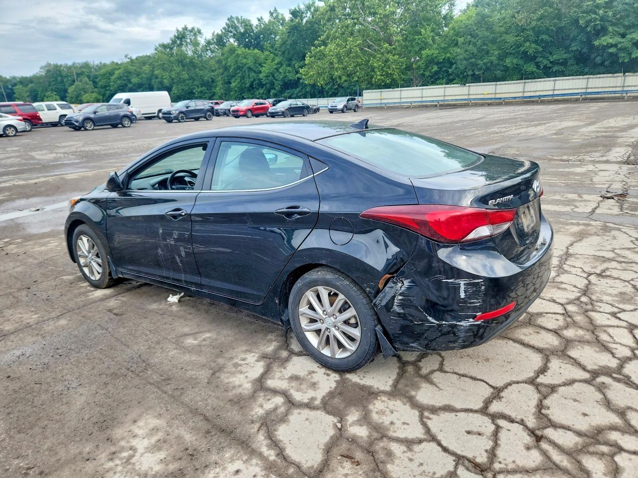 2015 Hyundai Elantra Se Black vin: 5NPDH4AE7FH614938