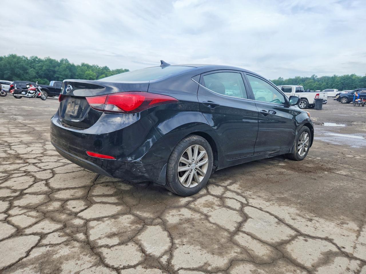 2015 Hyundai Elantra Se Black vin: 5NPDH4AE7FH614938