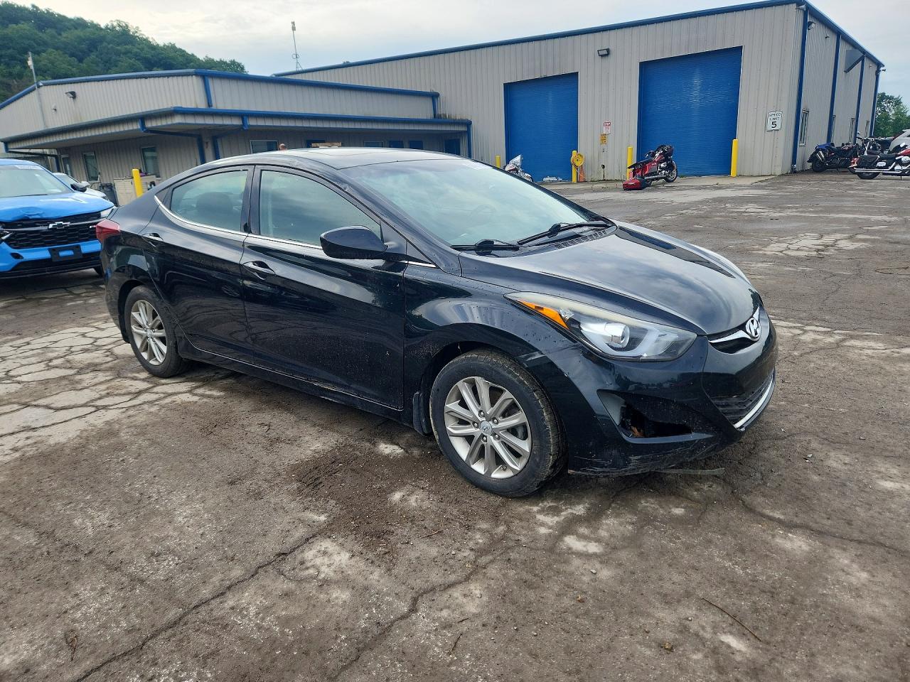 2015 Hyundai Elantra Se Black vin: 5NPDH4AE7FH614938