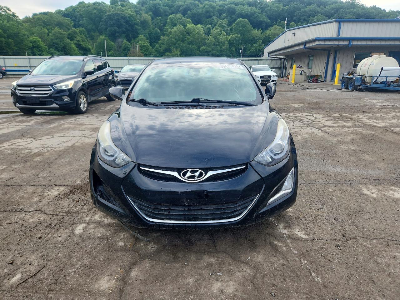 2015 Hyundai Elantra Se Black vin: 5NPDH4AE7FH614938