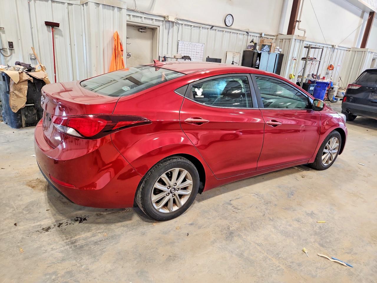 2015 Hyundai Elantra Se Red vin: 5NPDH4AE7FH615622