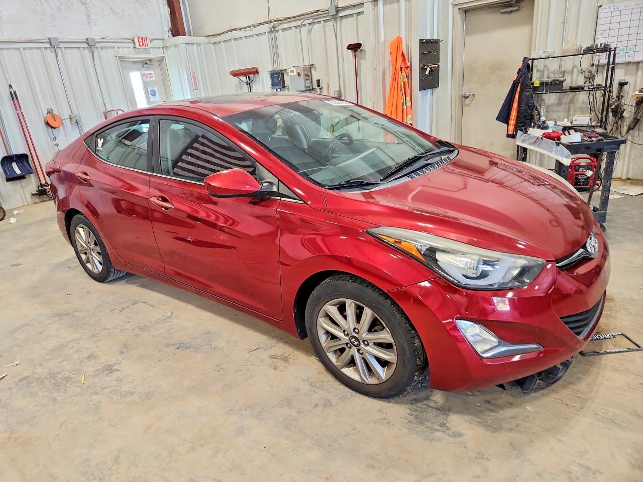 2015 Hyundai Elantra Se Red vin: 5NPDH4AE7FH615622