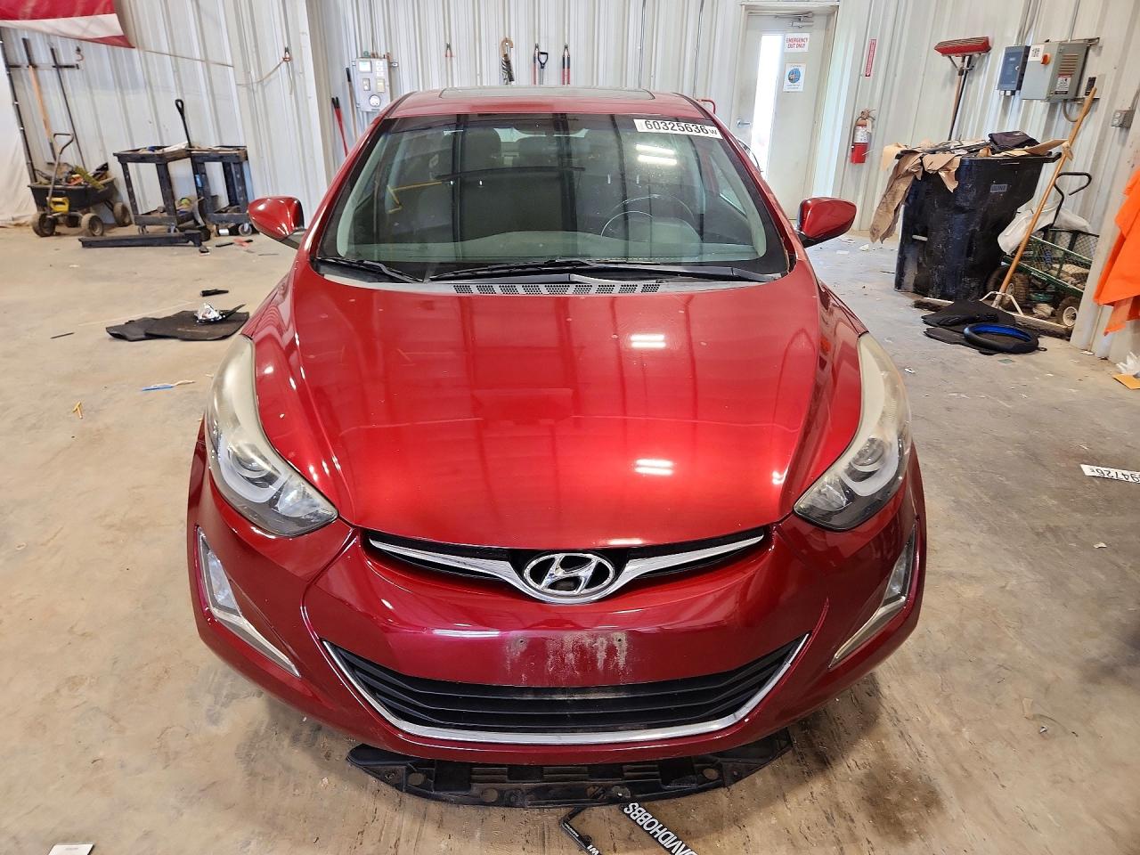 2015 Hyundai Elantra Se Red vin: 5NPDH4AE7FH615622