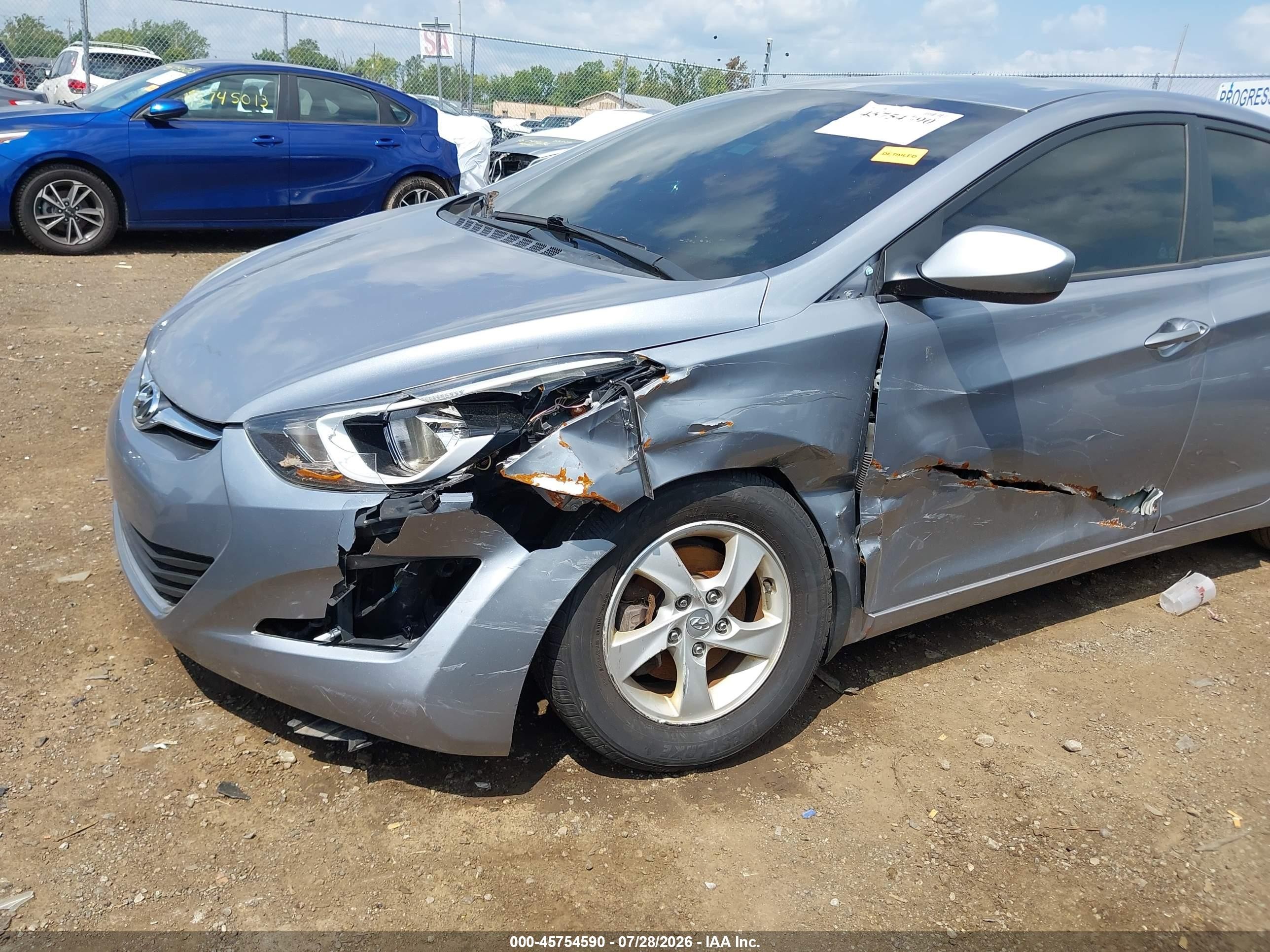 2015 Hyundai Elantra Se Silver vin: 5NPDH4AE7FH617905