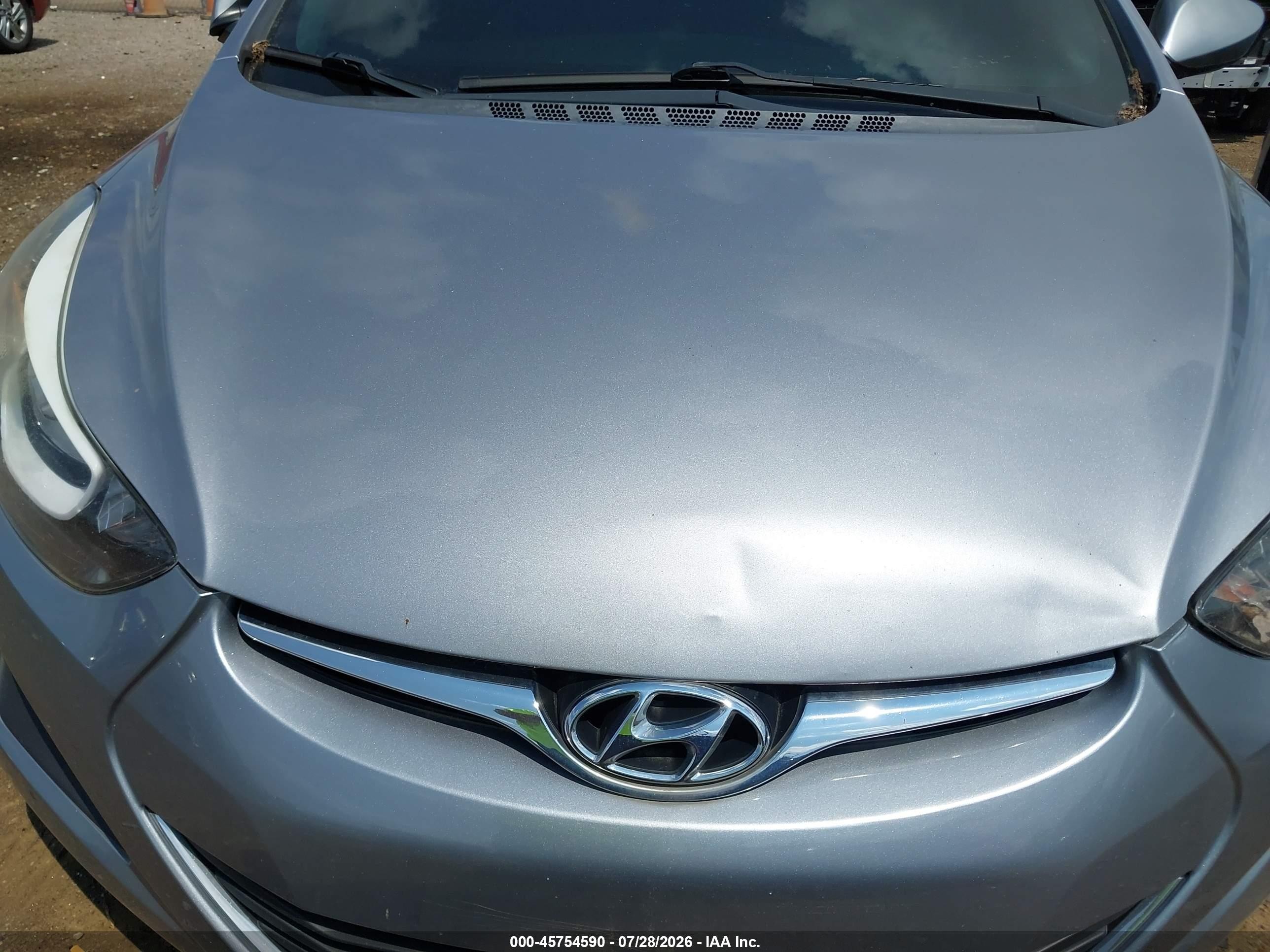 2015 Hyundai Elantra Se Silver vin: 5NPDH4AE7FH617905