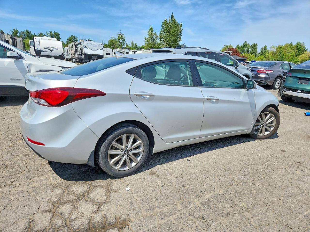 2015 Hyundai Elantra Se Silver vin: 5NPDH4AE7FH618827
