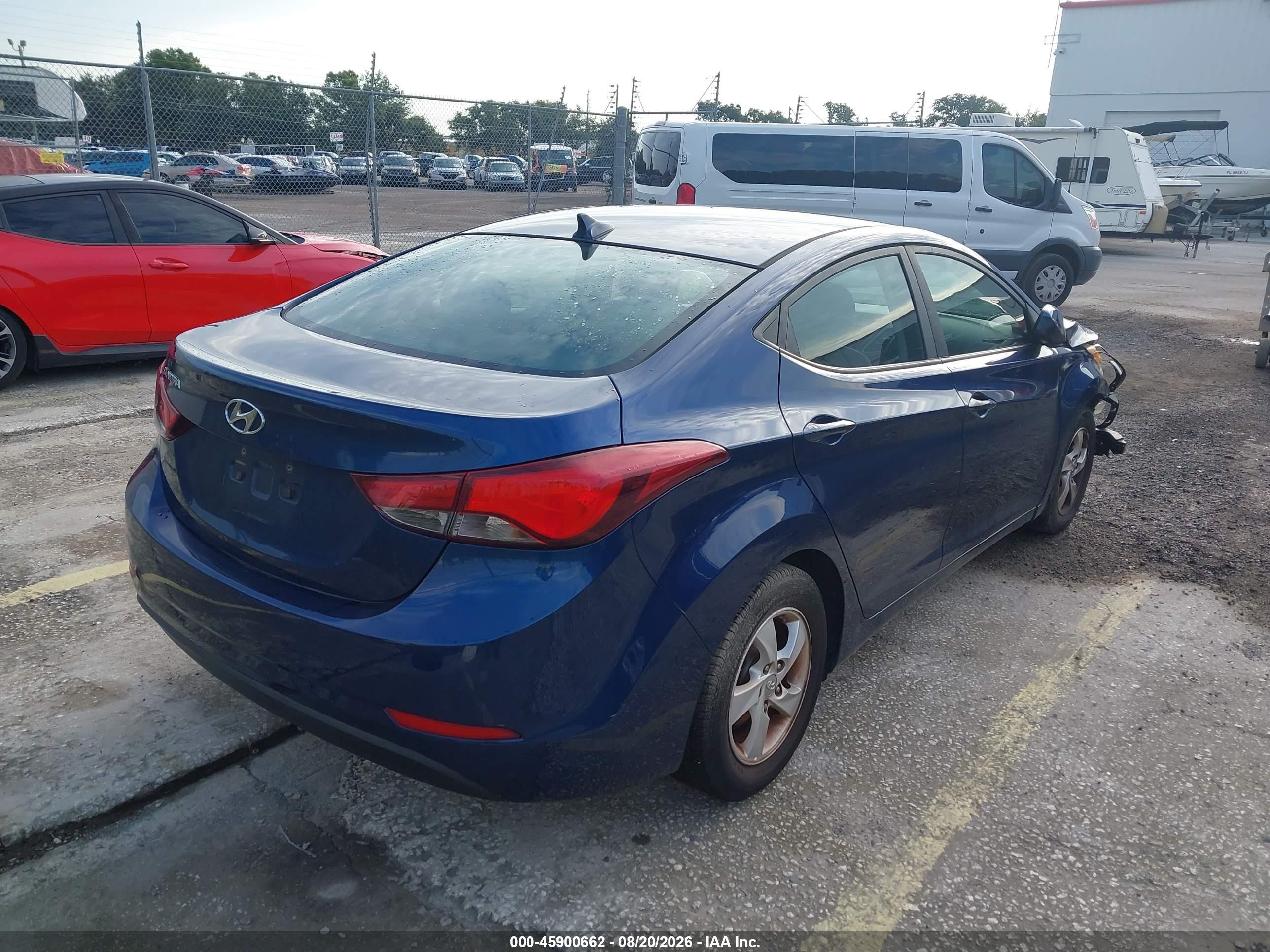 2015 Hyundai Elantra Se Blue vin: 5NPDH4AE7FH620805
