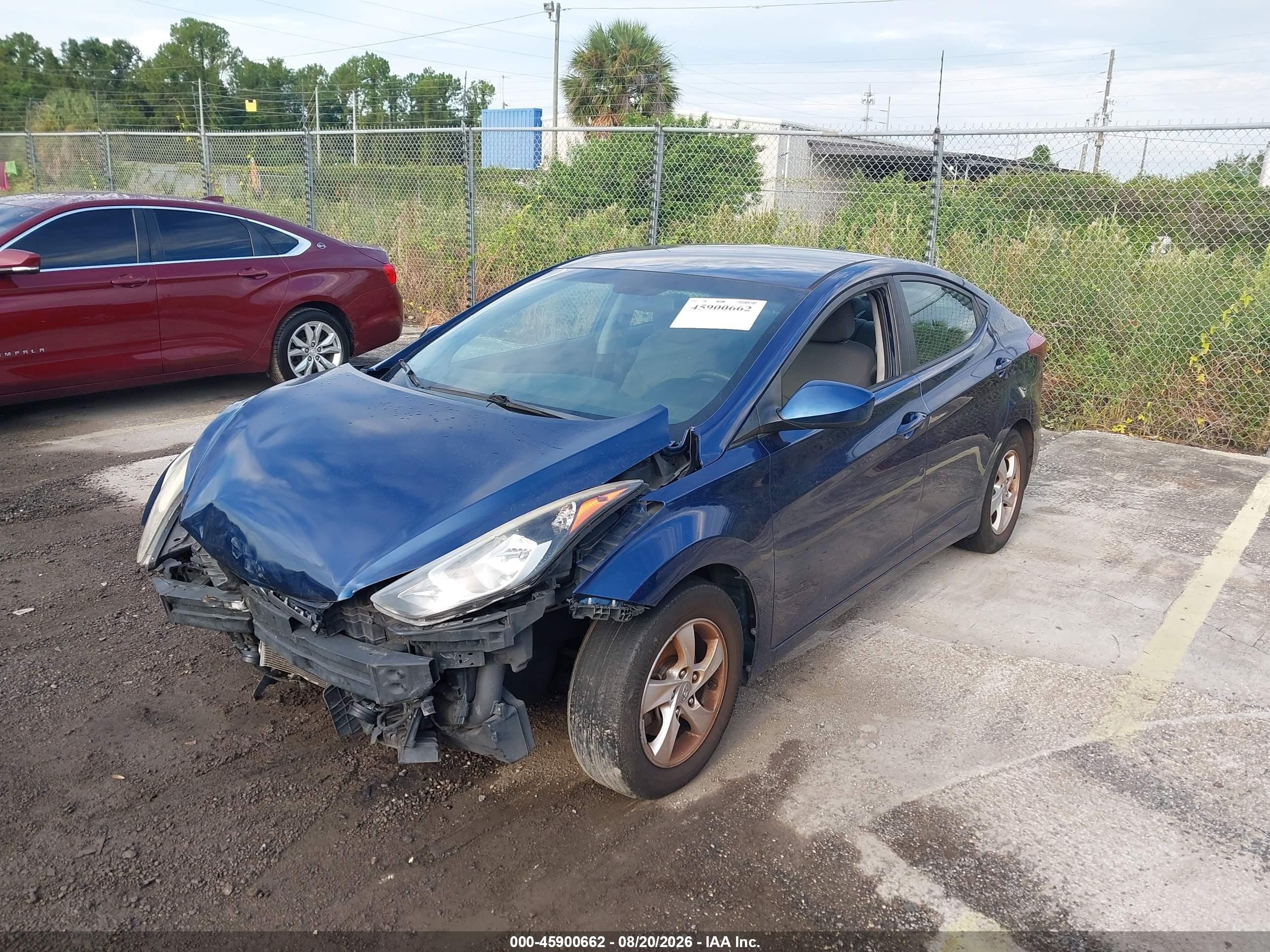 2015 Hyundai Elantra Se Blue vin: 5NPDH4AE7FH620805
