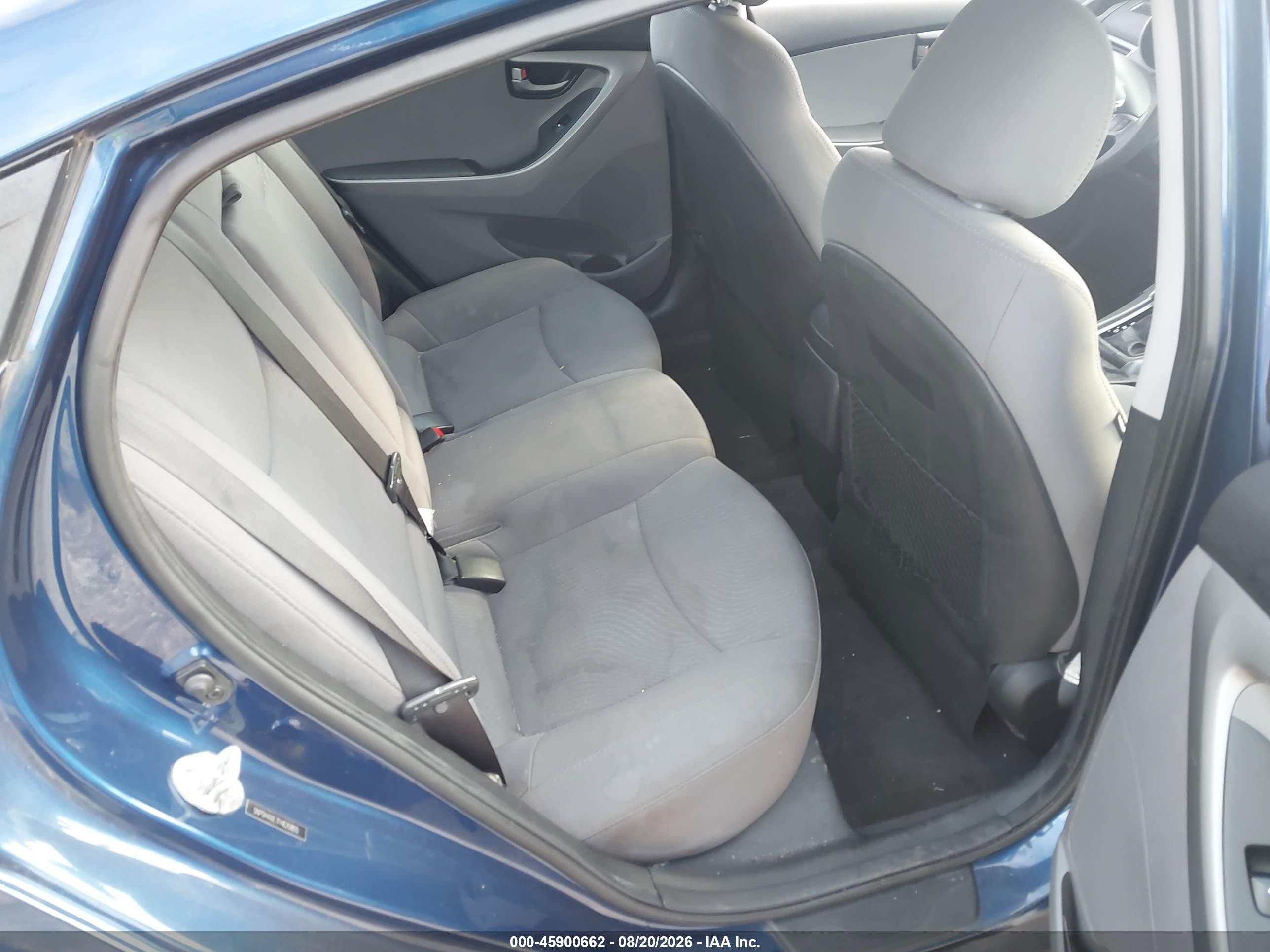 2015 Hyundai Elantra Se Blue vin: 5NPDH4AE7FH620805
