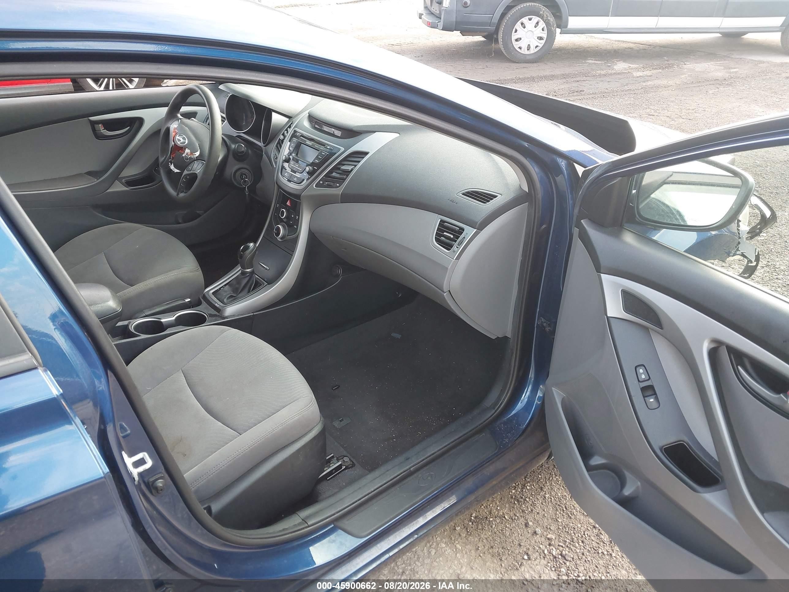 2015 Hyundai Elantra Se Blue vin: 5NPDH4AE7FH620805