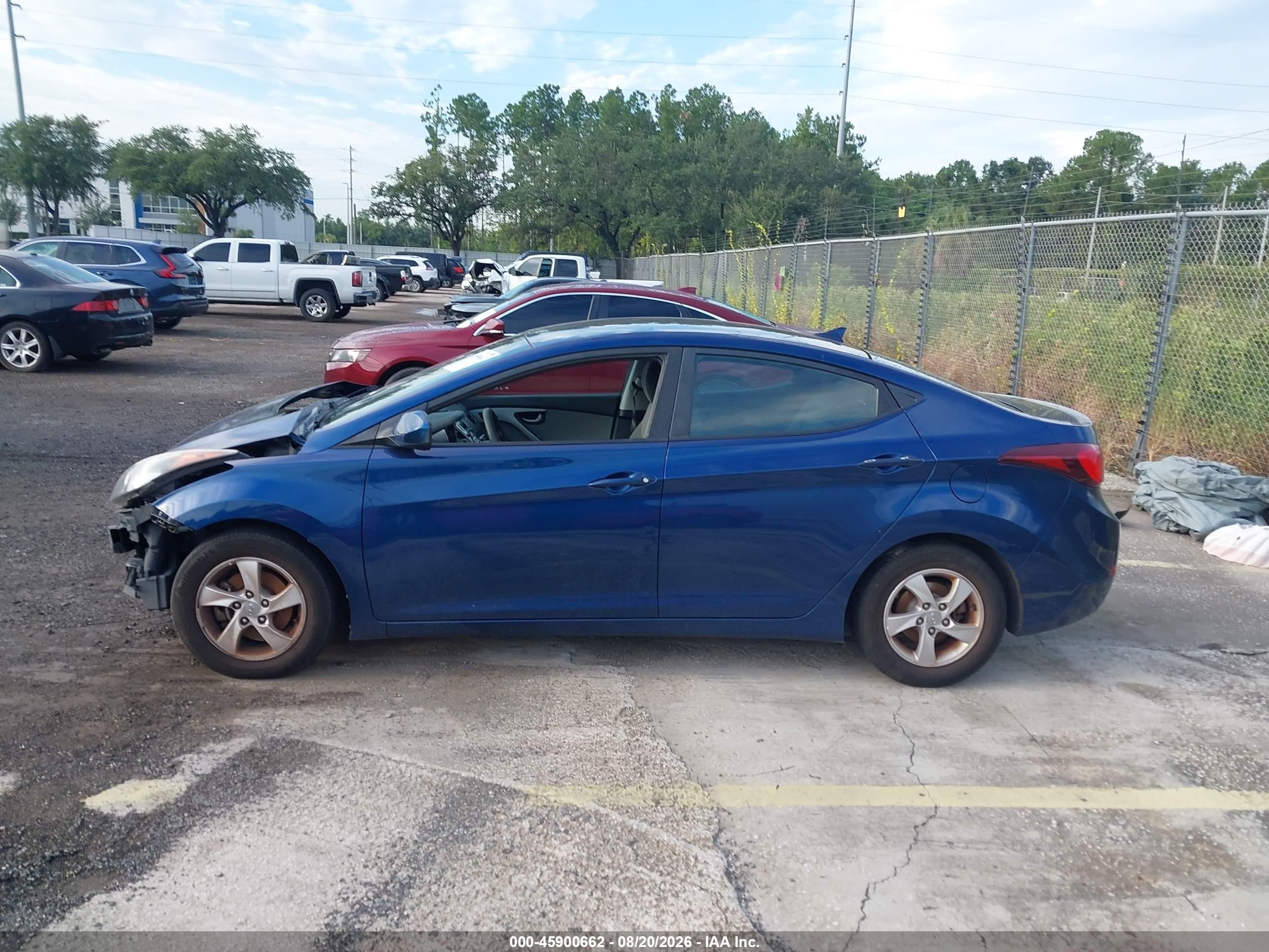 2015 Hyundai Elantra Se Blue vin: 5NPDH4AE7FH620805