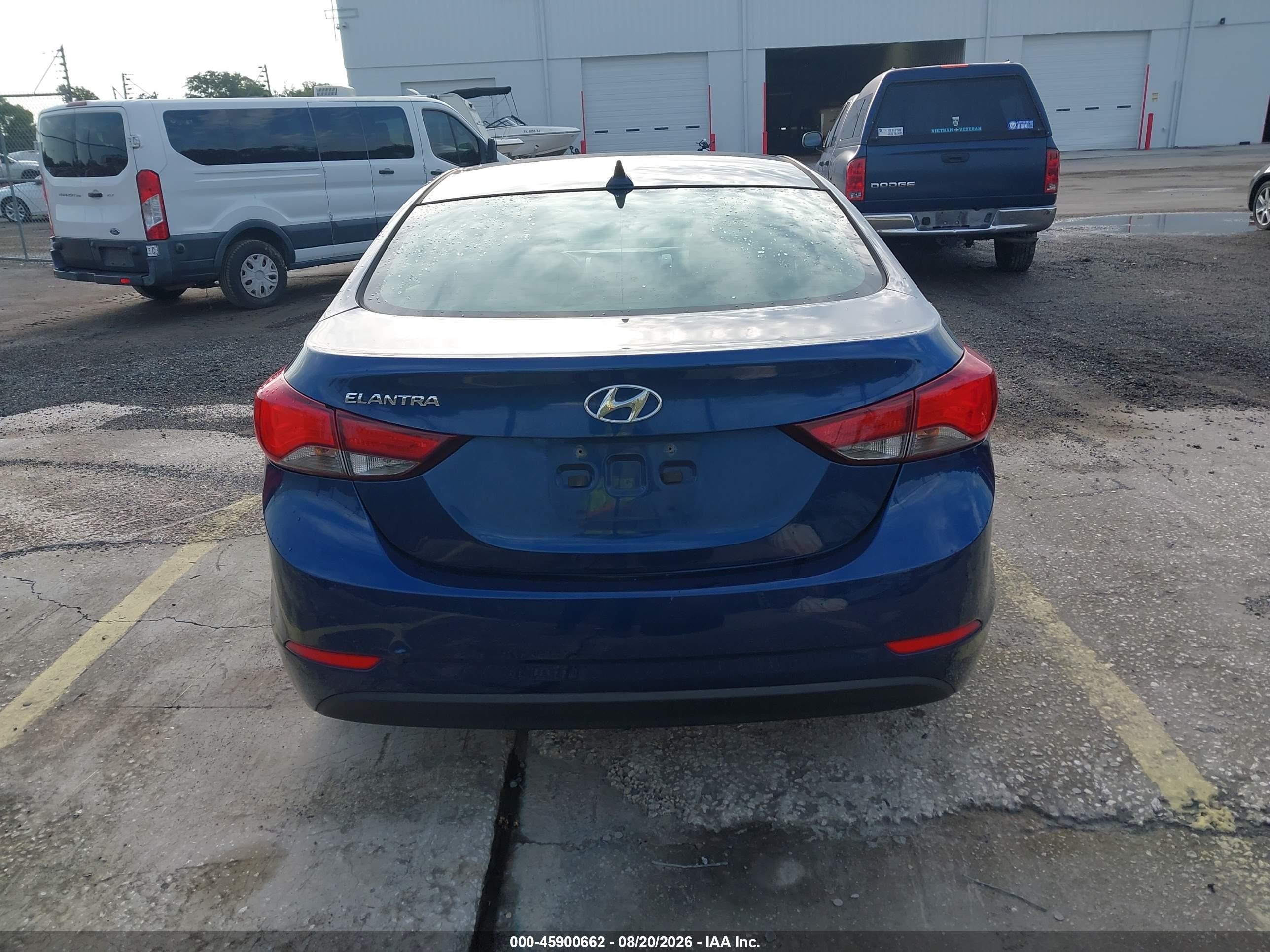 2015 Hyundai Elantra Se Blue vin: 5NPDH4AE7FH620805