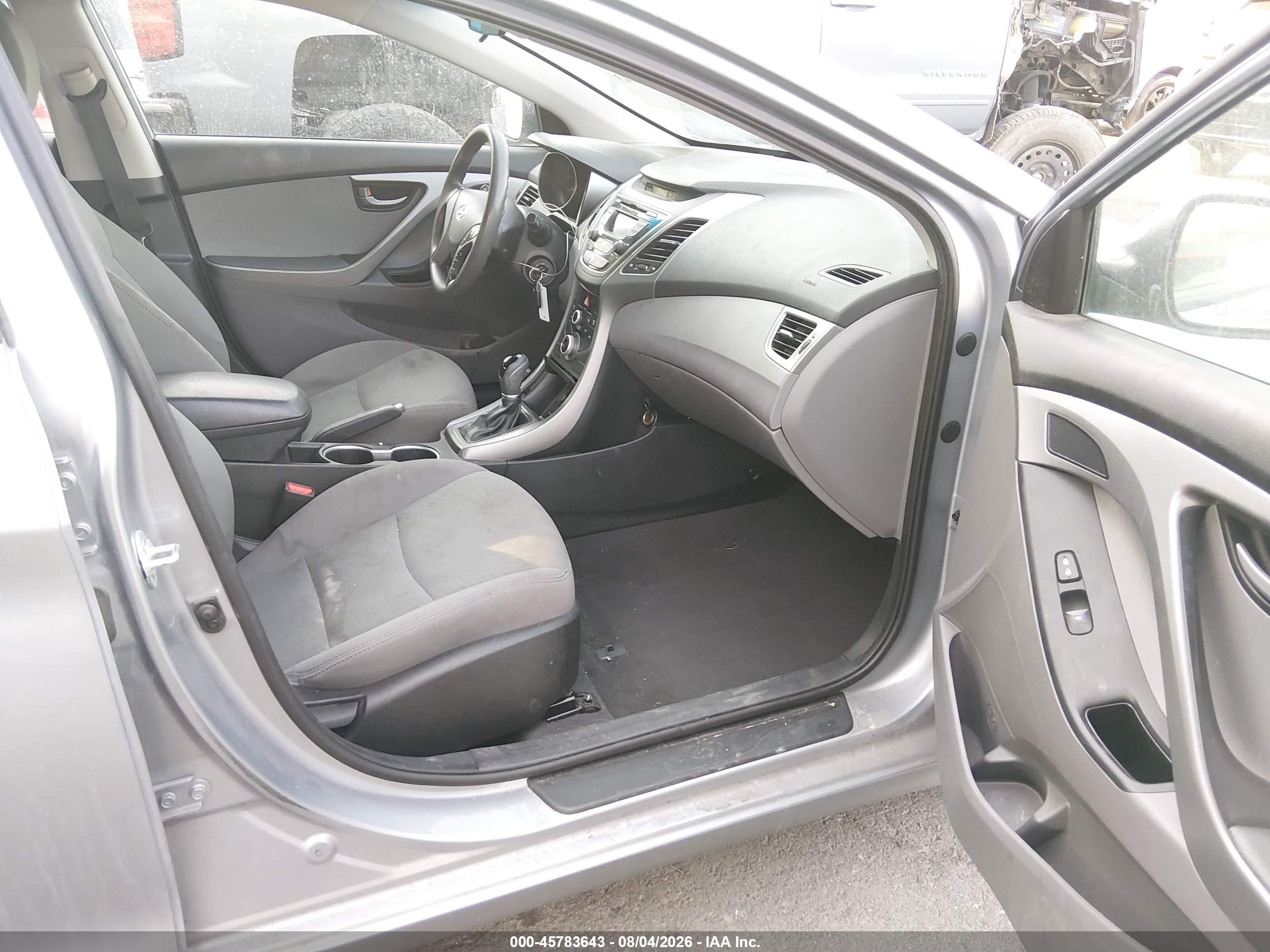 2015 Hyundai Elantra Se Серебряный vin: 5NPDH4AE7FH621937