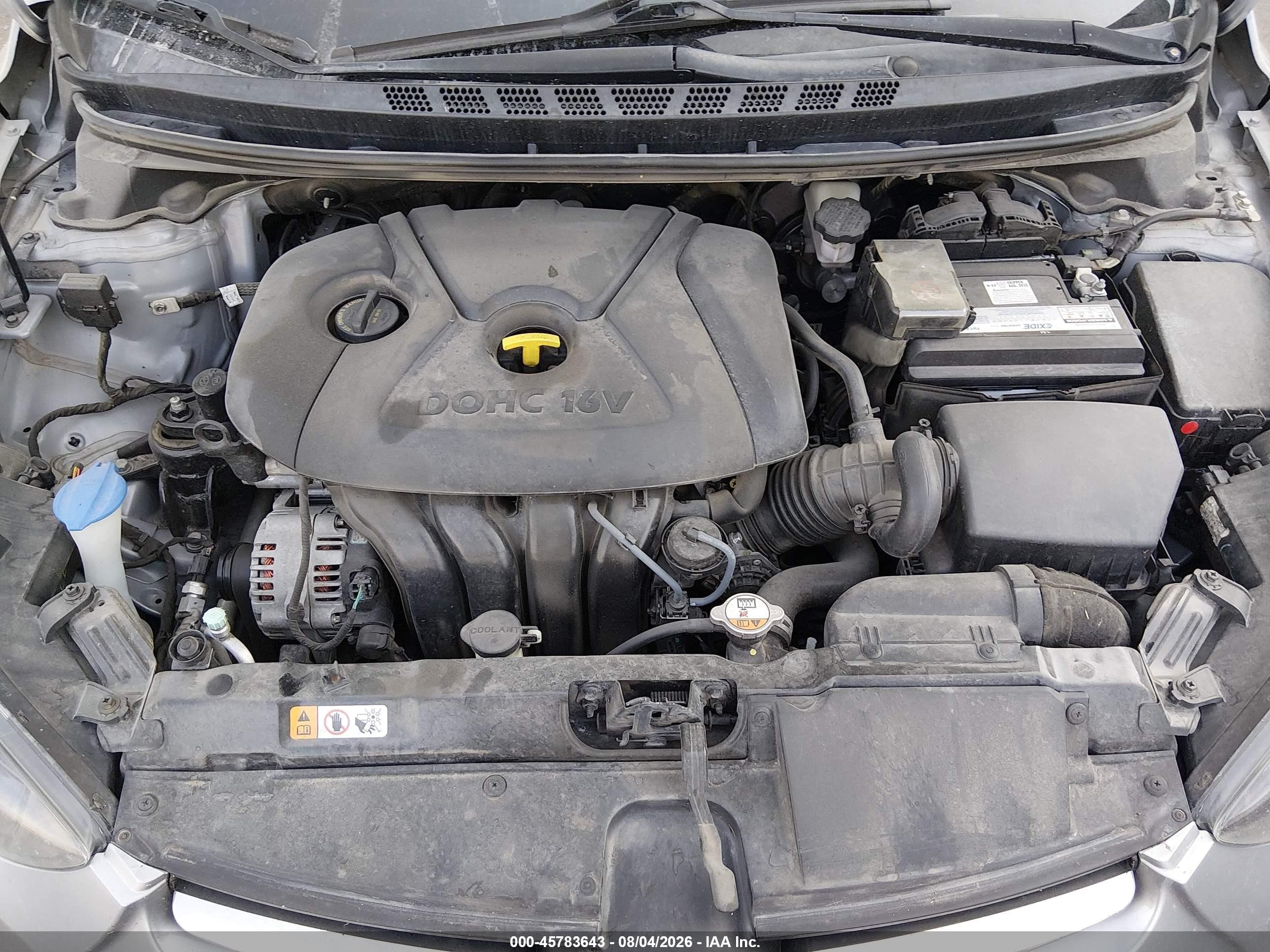 2015 Hyundai Elantra Se Серебряный vin: 5NPDH4AE7FH621937