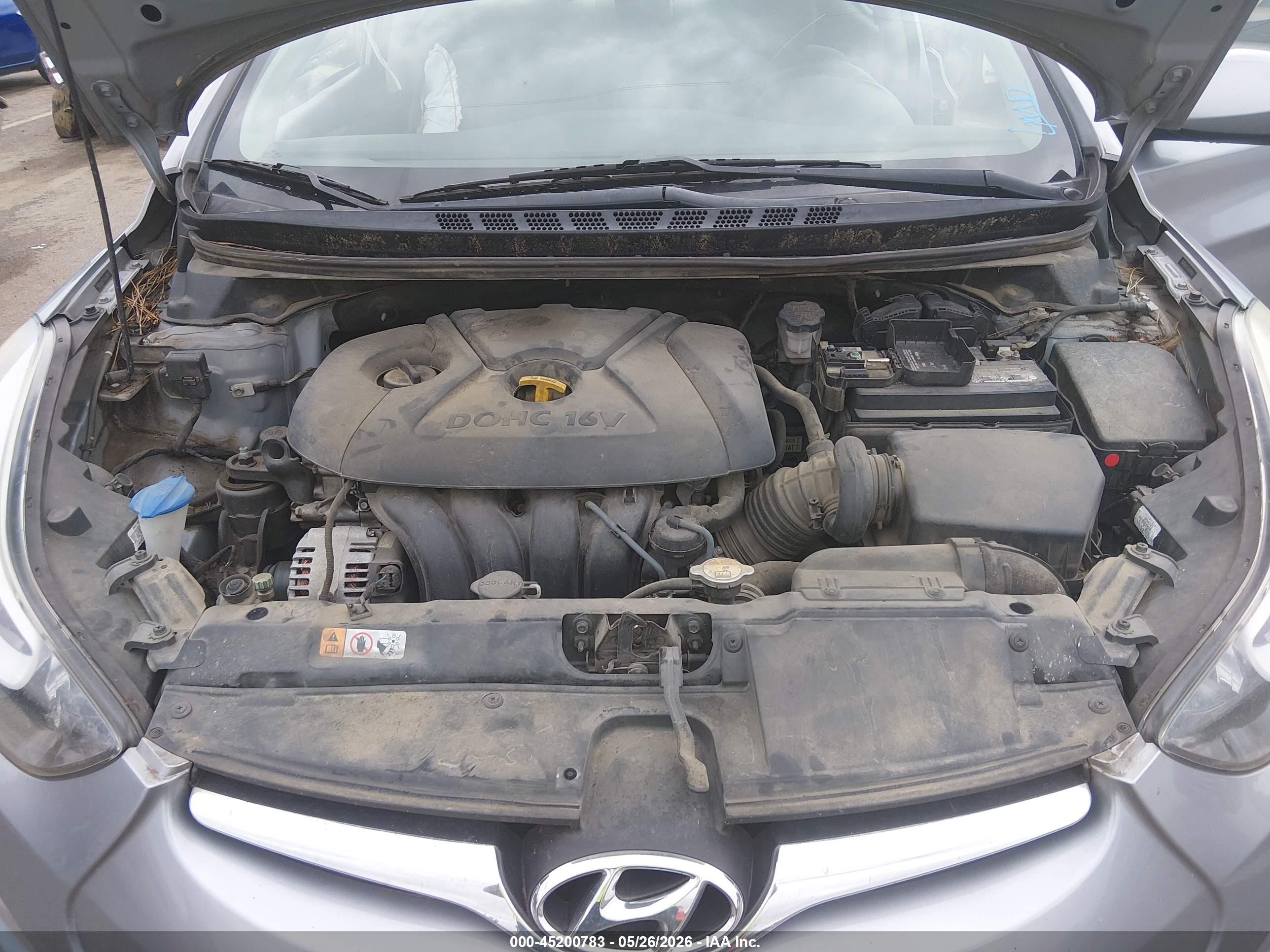 2015 Hyundai Elantra Se Серебряный vin: 5NPDH4AE7FH624594