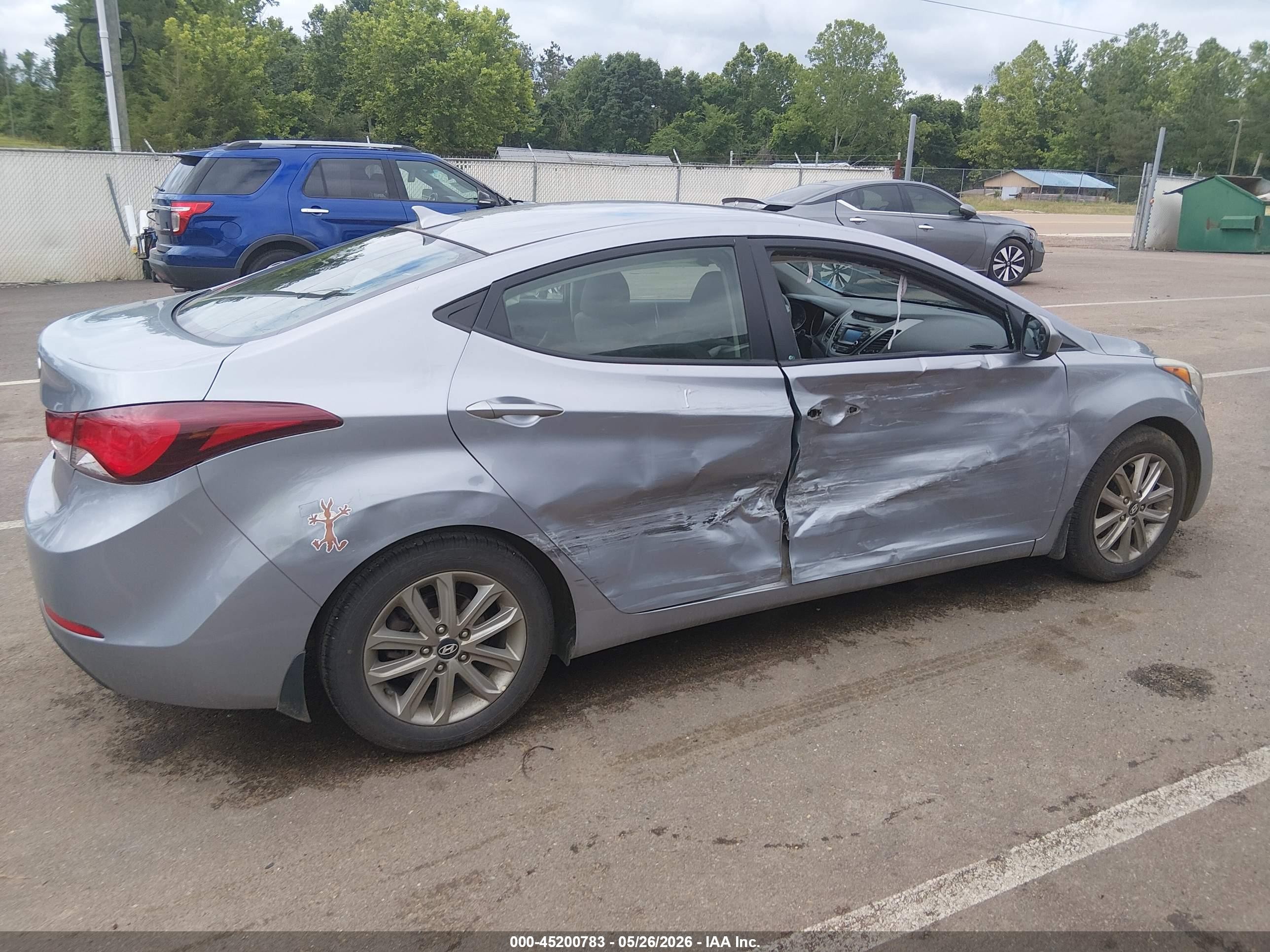 2015 Hyundai Elantra Se Серебряный vin: 5NPDH4AE7FH624594