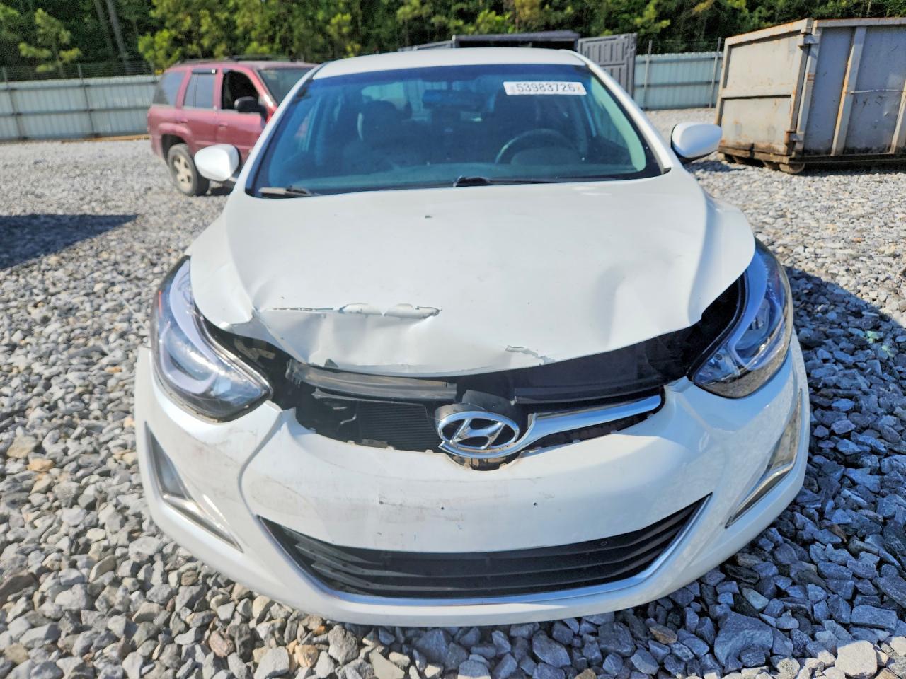 2015 Hyundai Elantra Se White vin: 5NPDH4AE7FH625549