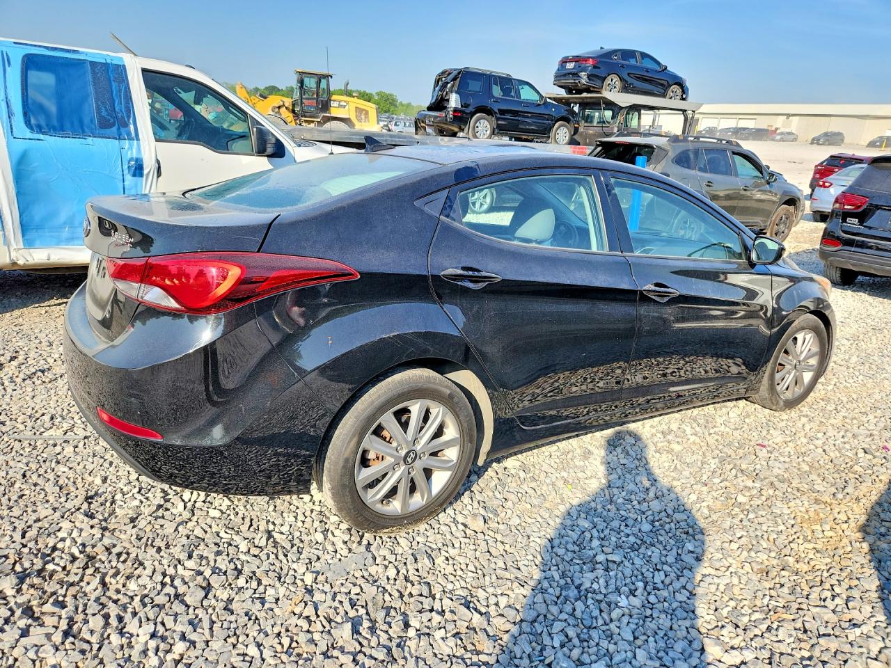 2015 Hyundai Elantra Se Black vin: 5NPDH4AE7FH638219